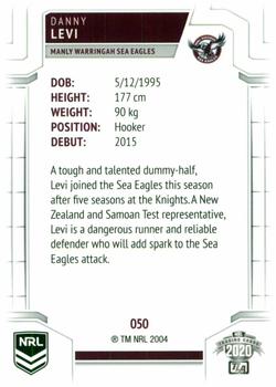 2020 NRL Elite #050 Danny Levi Back